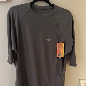 O’Neill Swim Shirt Men’s Gray 4XL Tall New with Tags